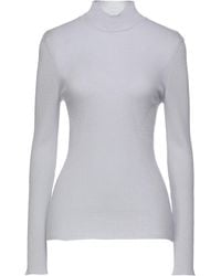 Alberta Ferretti - Lilac Turtleneck Virgin Wool - Lyst