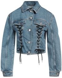Maje - Denim Outerwear Cotton, Lyocell, Polyester - Lyst