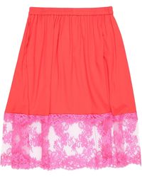 MSGM Jupe au genou - Rouge