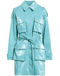 Jijil - Overcoat & Trench Coat Viscose, Polyester, Cotton, Metallic Fiber - Lyst