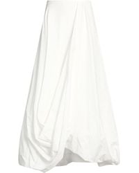 Brunello Cucinelli - Maxi Skirt Cotton, Polyamide - Lyst