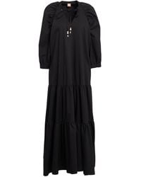 BOSS - Midi Dress Cotton, Polyester, Elastane - Lyst