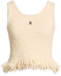 Rabanne - Ivory Top Cotton, Polyamide, Acrylic, Mohair Wool, Elastane - Lyst