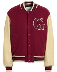 GANT - Jacket Wool, Polyamide, Calfskin - Lyst