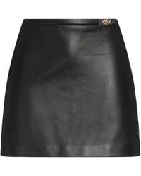 Versace - Mini Skirt Lambskin - Lyst