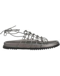 Rick Owens - Thong Sandal Leather - Lyst