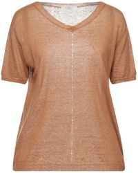 Zanone - By Slowear Camel Sweater Linen, Cotton - Lyst