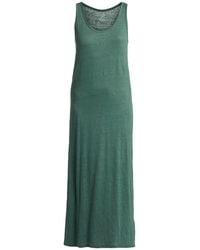 Majestic Filatures - Military Maxi Dress Linen, Elastane - Lyst