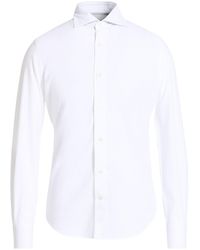 Eleventy - Platinum Shirt Cotton, Linen - Lyst