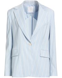 Eleventy - Sky Blazer Wool, Viscose, Elastane - Lyst