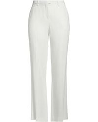 Etro - Ivory Pants Viscose, Polyester - Lyst