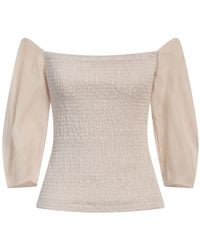 Gabriela Hearst - Top Linen, Silk, Elastane - Lyst