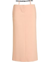 The Attico - Midi Skirt Polyester, Elastane - Lyst