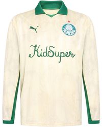PUMA - Kidsuper Sep Ls Retro Shirt Cream Polo Shirt Polyester - Lyst