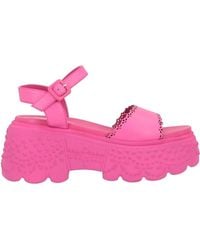Jeannot - Fuchsia Sandals Leather - Lyst