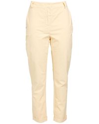 Manila Grace - Pants Cotton, Elastane - Lyst