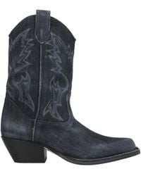 Vic Matié - Ankle Boots Textile Fibers - Lyst