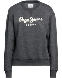 Pepe Jeans - Charcoal Sweatshirt Cotton, Polyester - Lyst