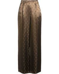 Fendi - Pants Silk, Viscose - Lyst