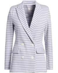 ViCOLO - Lilac Blazer Polyamide, Viscose, Polyester, Cotton, Elastane - Lyst