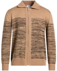 Lardini - Camel Cardigan Wool - Lyst