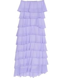 Soallure Long Skirt - Purple