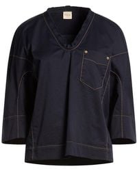 Tod's - Midnight Top Cotton, Elastane - Lyst