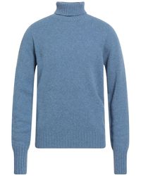 Drumohr - Midnight Turtleneck Lambswool - Lyst