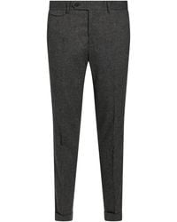 Paoloni - Pants Virgin Wool, Viscose, Polyester, Elastane - Lyst