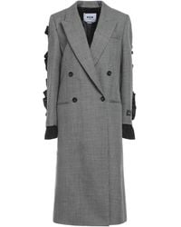 MSGM - Overcoat & Trench Coat - Lyst