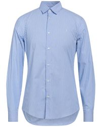 Trussardi - Azure Shirt Cotton, Elastane - Lyst