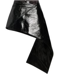 Courreges - Mini Skirt Cotton, Polyurethane, Elastane - Lyst