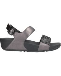 Fitflop - Sandals Soft Leather, Textile Fibers - Lyst