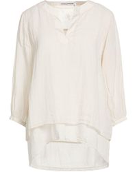 European Culture - Top Ramie, Cotton - Lyst
