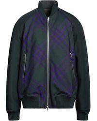 Burberry - Wool Bomber Jacket - Lyst