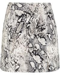 Clips More - Mini Skirt Cotton, Elastane - Lyst