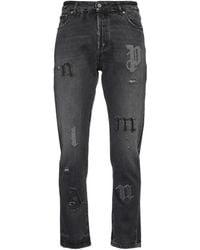 Palm Angels - Jeans Cotton, Leather - Lyst