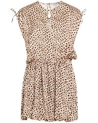 Please - Mini Dress Polyester - Lyst