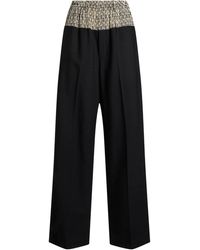 Fendi - Pants Virgin Wool, Polyamide - Lyst