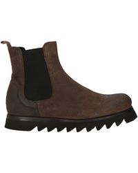 Ernesto Dolani - Dark Ankle Boots Leather - Lyst
