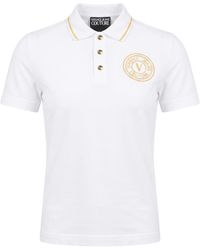 Versace Jeans Couture - Polo Shirt Cotton - Lyst