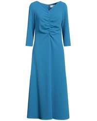 Sandro Ferrone - Azure Midi Dress Polyester, Elastane - Lyst