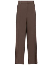 Cambio - Khaki Pants Polyester, Viscose, Cotton, Elastane - Lyst