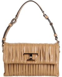 Tod's - Camel Shoulder Bag Calfskin - Lyst
