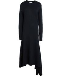 Jil Sander - Midi Dress Wool - Lyst