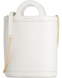 Marni - Light Cross-Body Bag Leather - Lyst