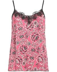 Pink Memories - Top Cotton, Polyamide - Lyst