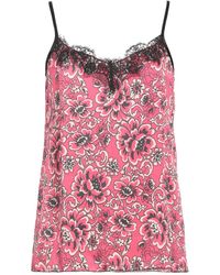 Pink Memories - Top Cotton, Polyamide - Lyst