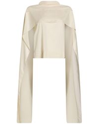 Pierantonio Gaspari - Ivory Tank Top Polyester - Lyst