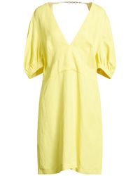 Twinset - Mini Dress Viscose, Linen - Lyst